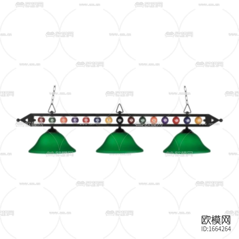 现代创意金属桌球吊灯