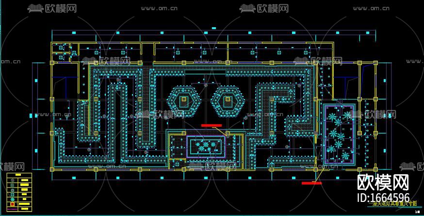 展厅CAD图纸下载（渲染图8）