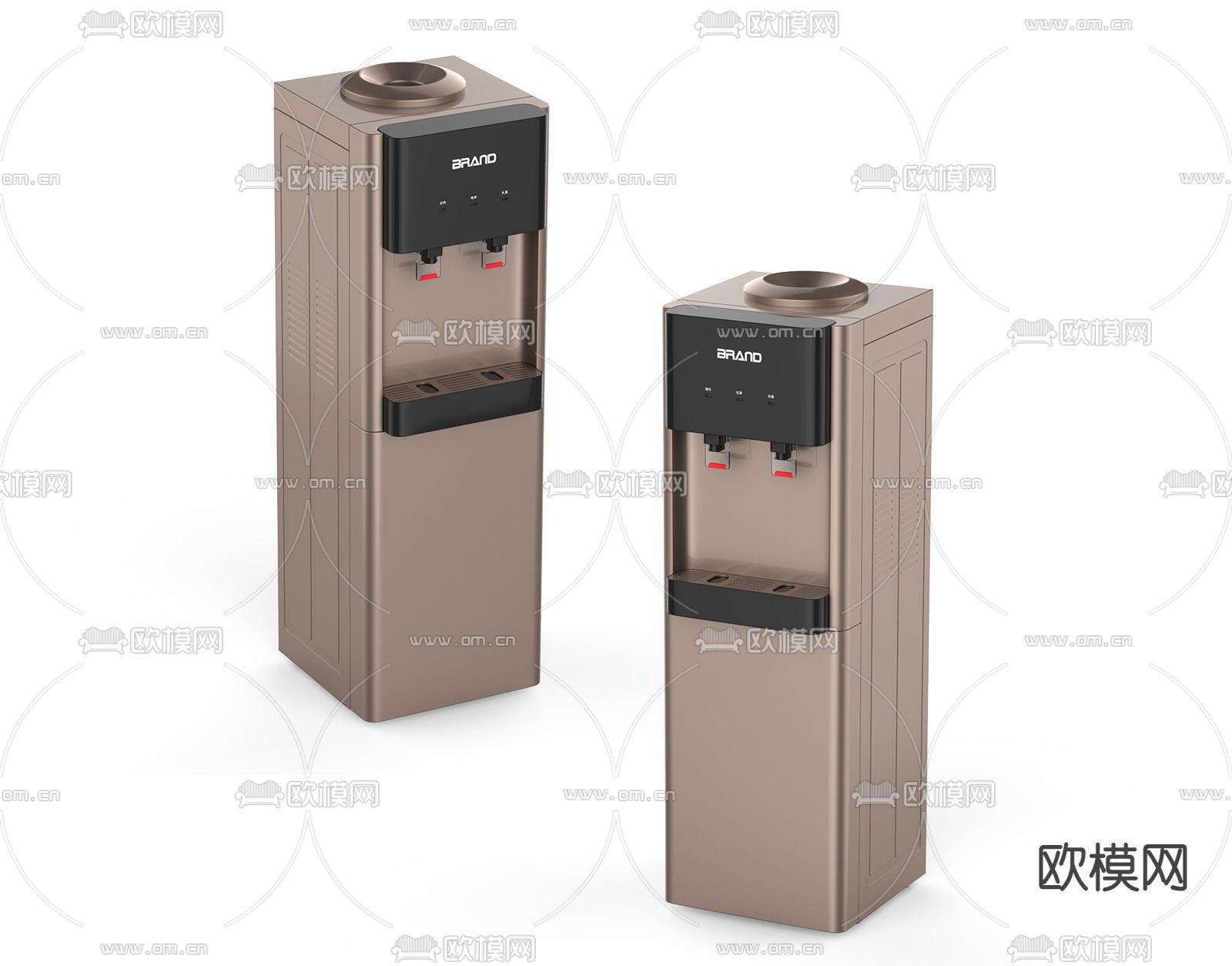 现代饮水机3d模型下载