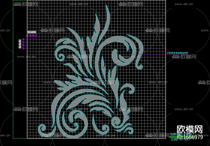 咖啡厅cad施工图下载（渲染图7）