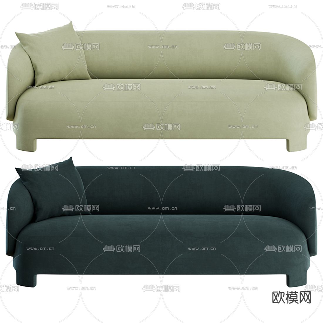 Ligne roset 双人沙发3d模型下载（渲染图3）