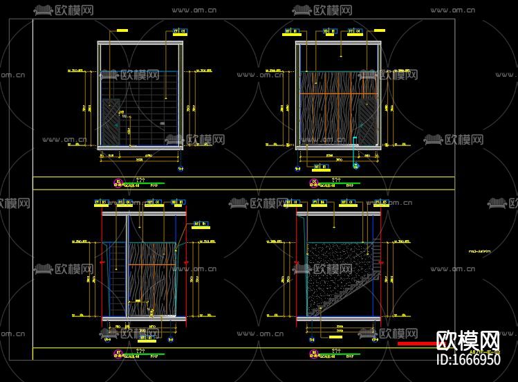 煲仔餐厅cad施工图下载（渲染图6）