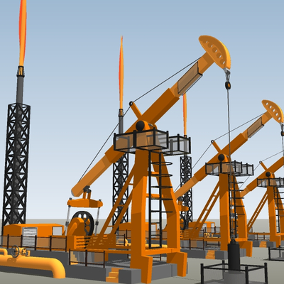  现代石油开采su模型 