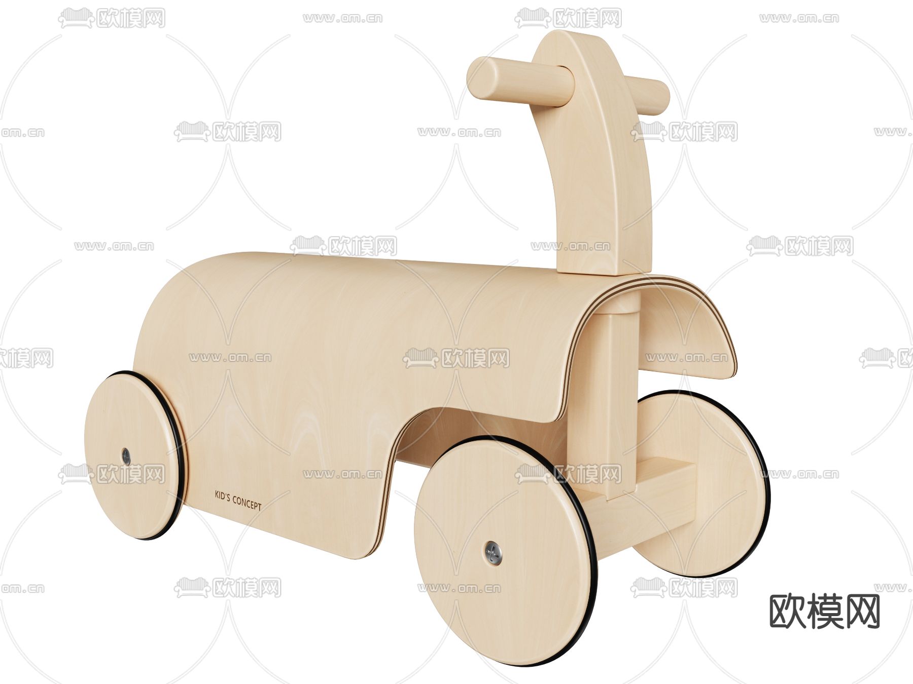 现代儿童玩具车3d模型