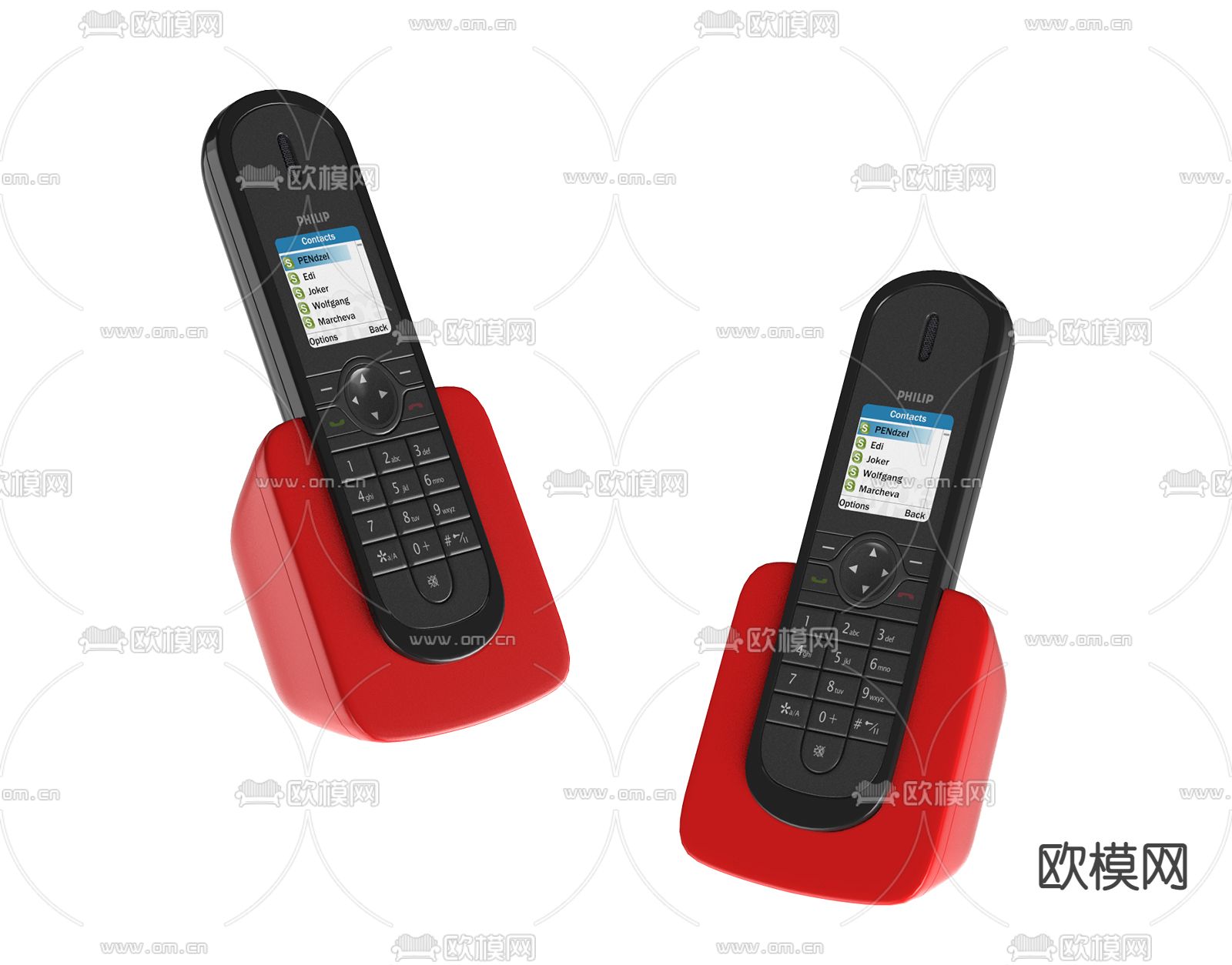 现代小灵通老款手机3d模型下载