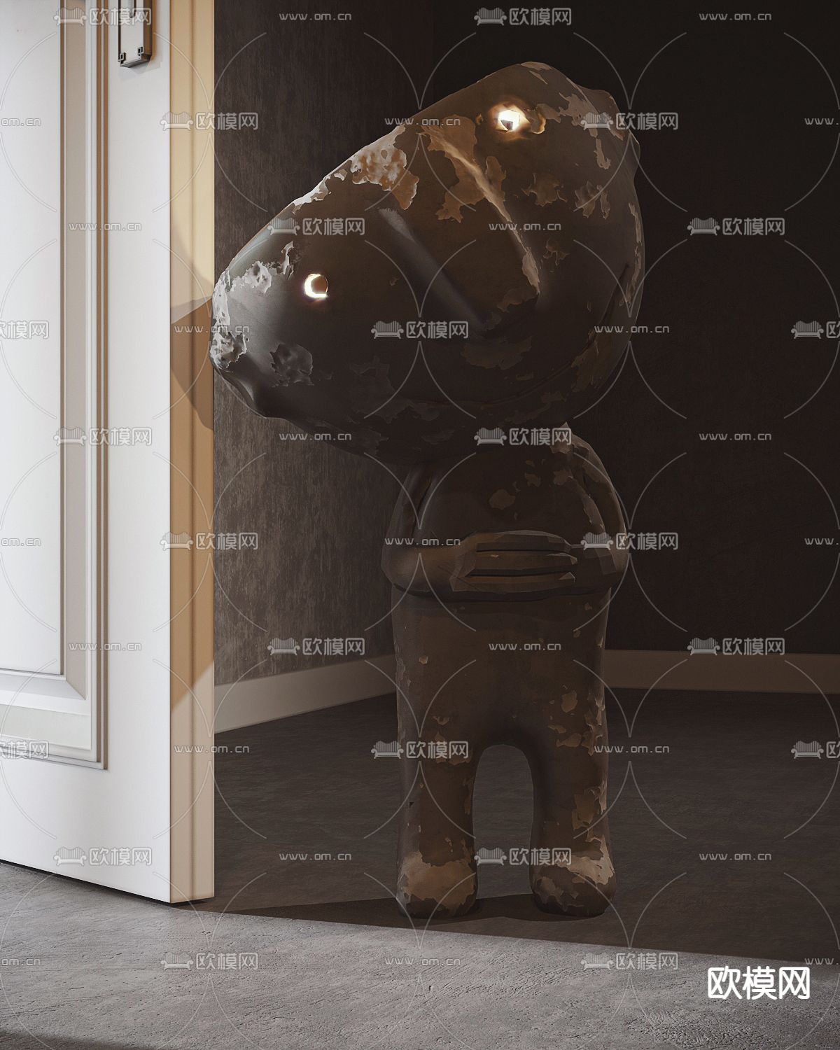 现代休闲椅3d模型