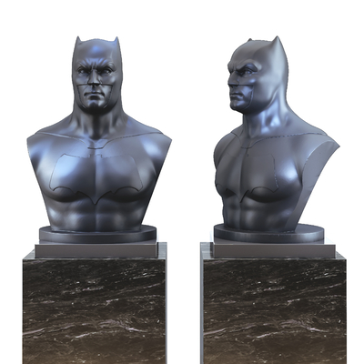 现代蝙蝠侠雕塑3d模型