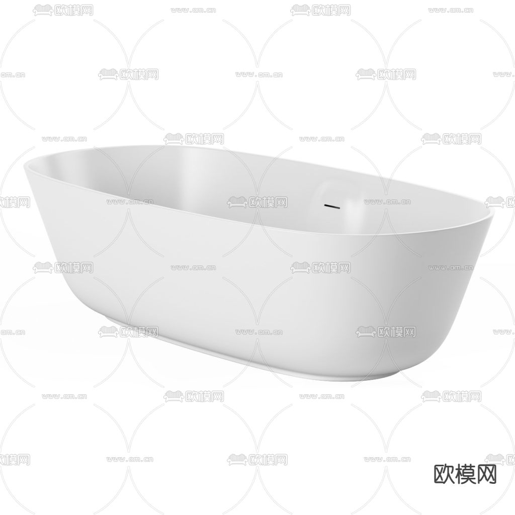 现代浴缸3d模型