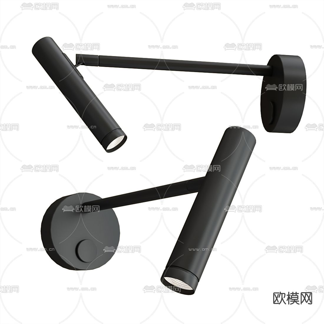 现代时尚壁灯3d模型