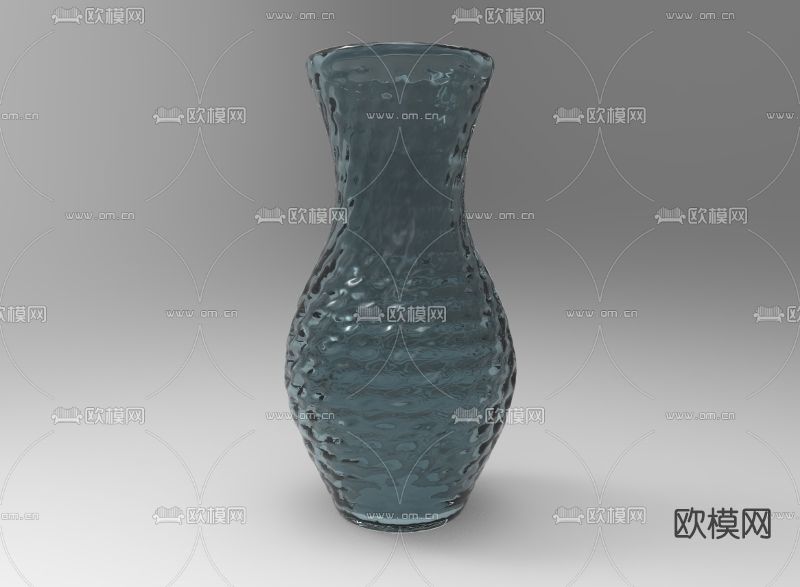 现代玻璃花瓶免费3d模型下载