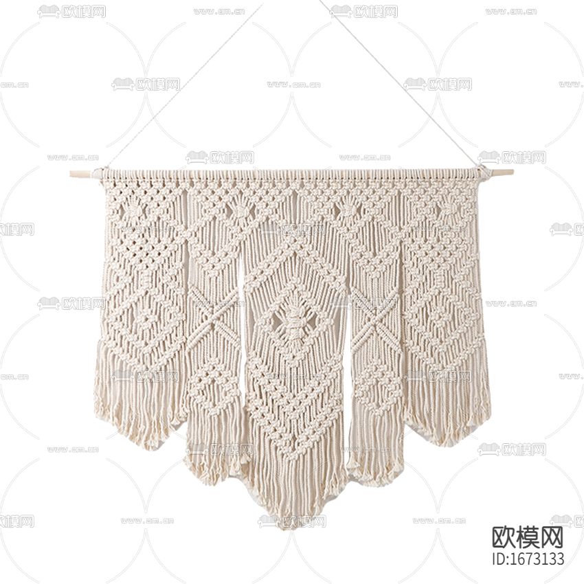 北欧创意手工编织壁饰下载