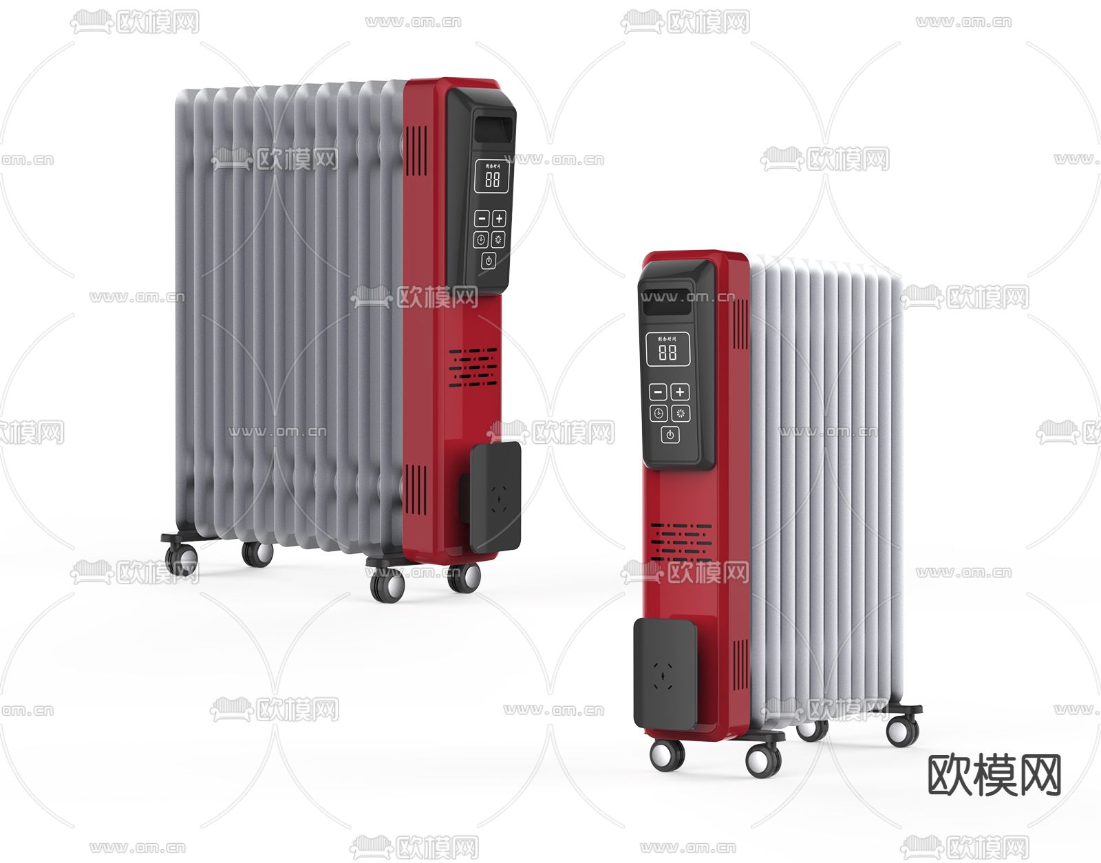 现代取暖器3d模型下载