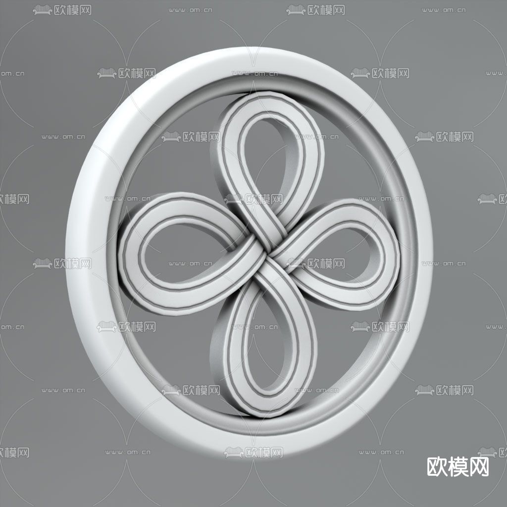 现代窗花免费3d模型