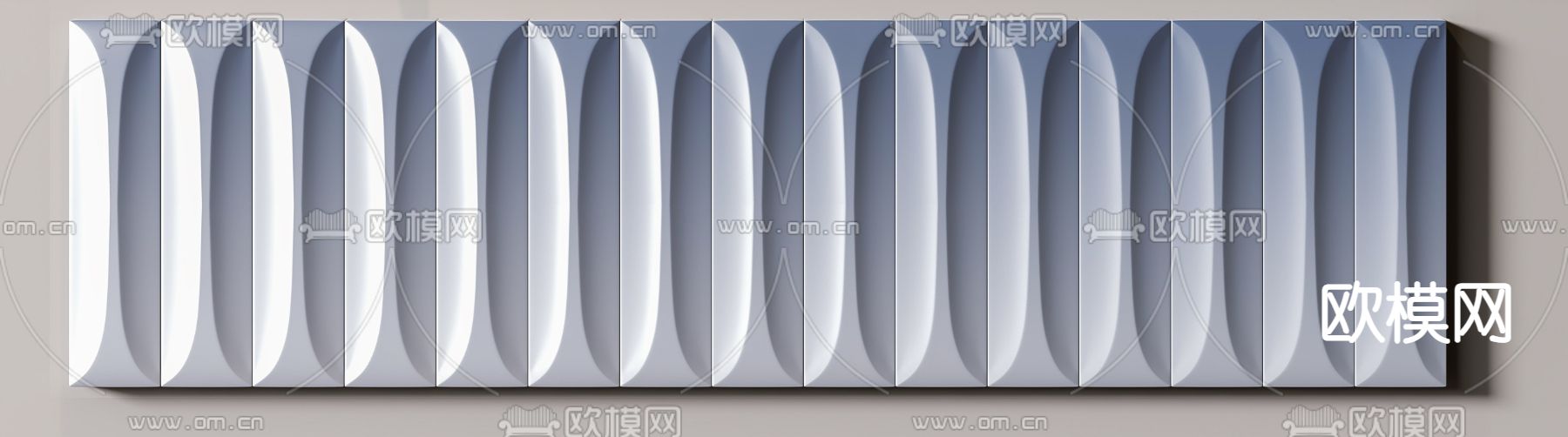 现代立体装饰画3d模型
