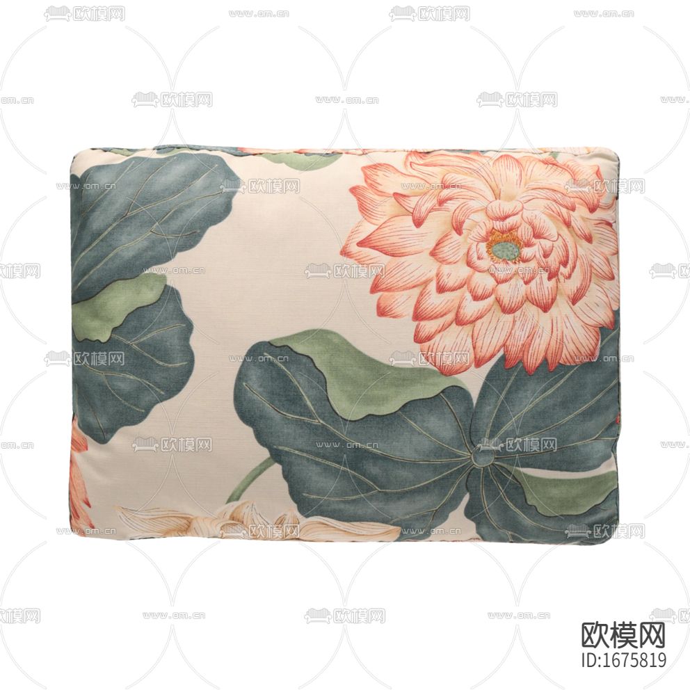 田园风花卉印花布艺抱枕下载