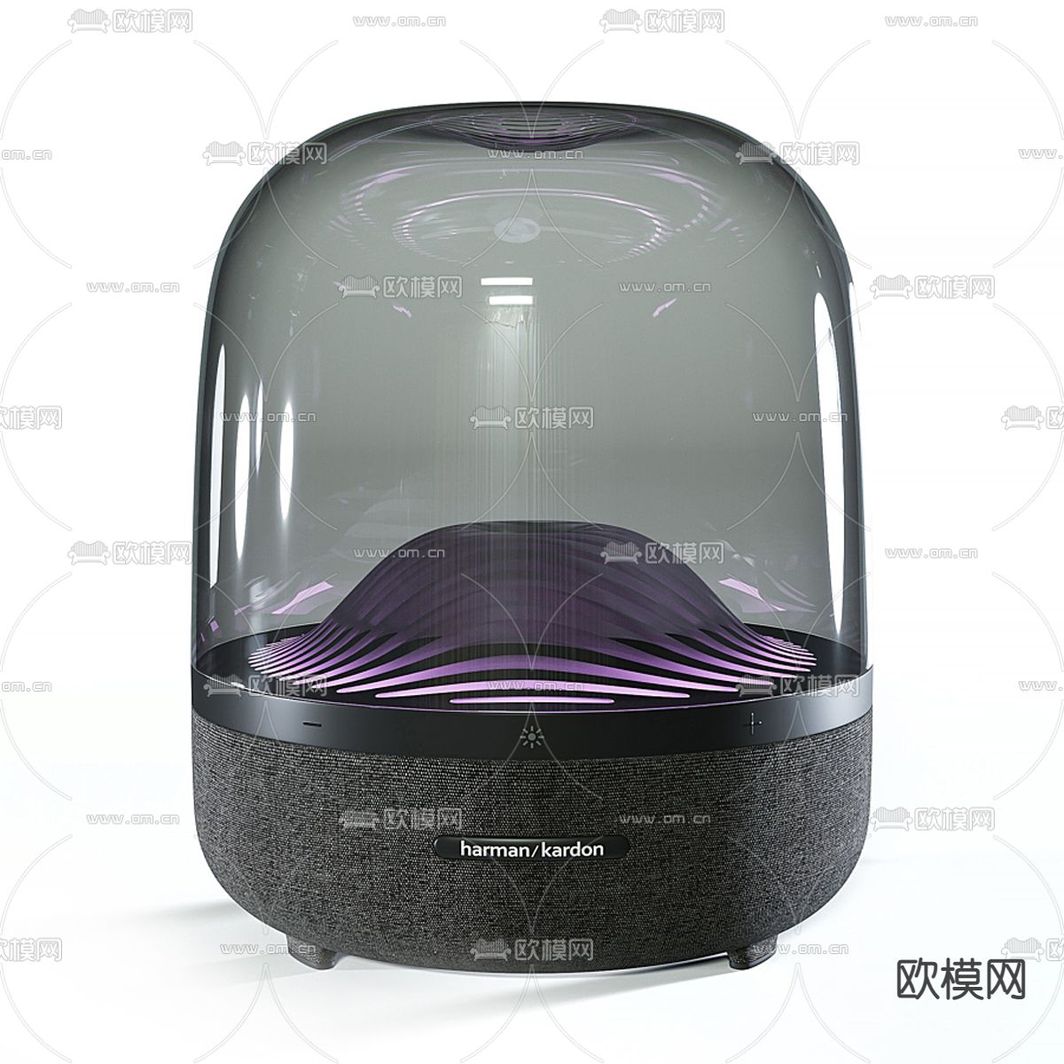 现代智能音响3d模型下载