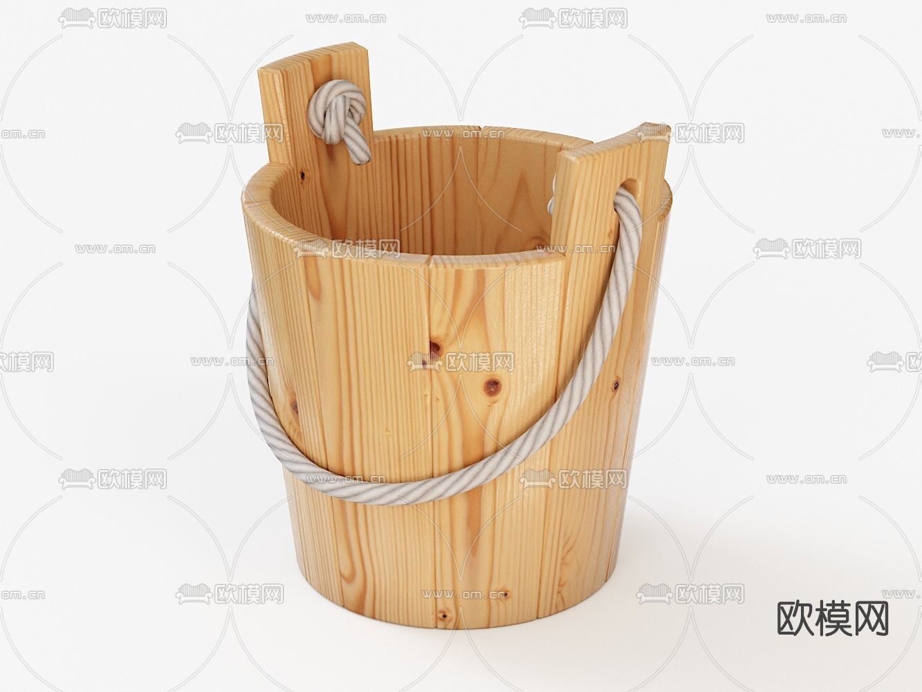 现代木桶免费3d模型下载
