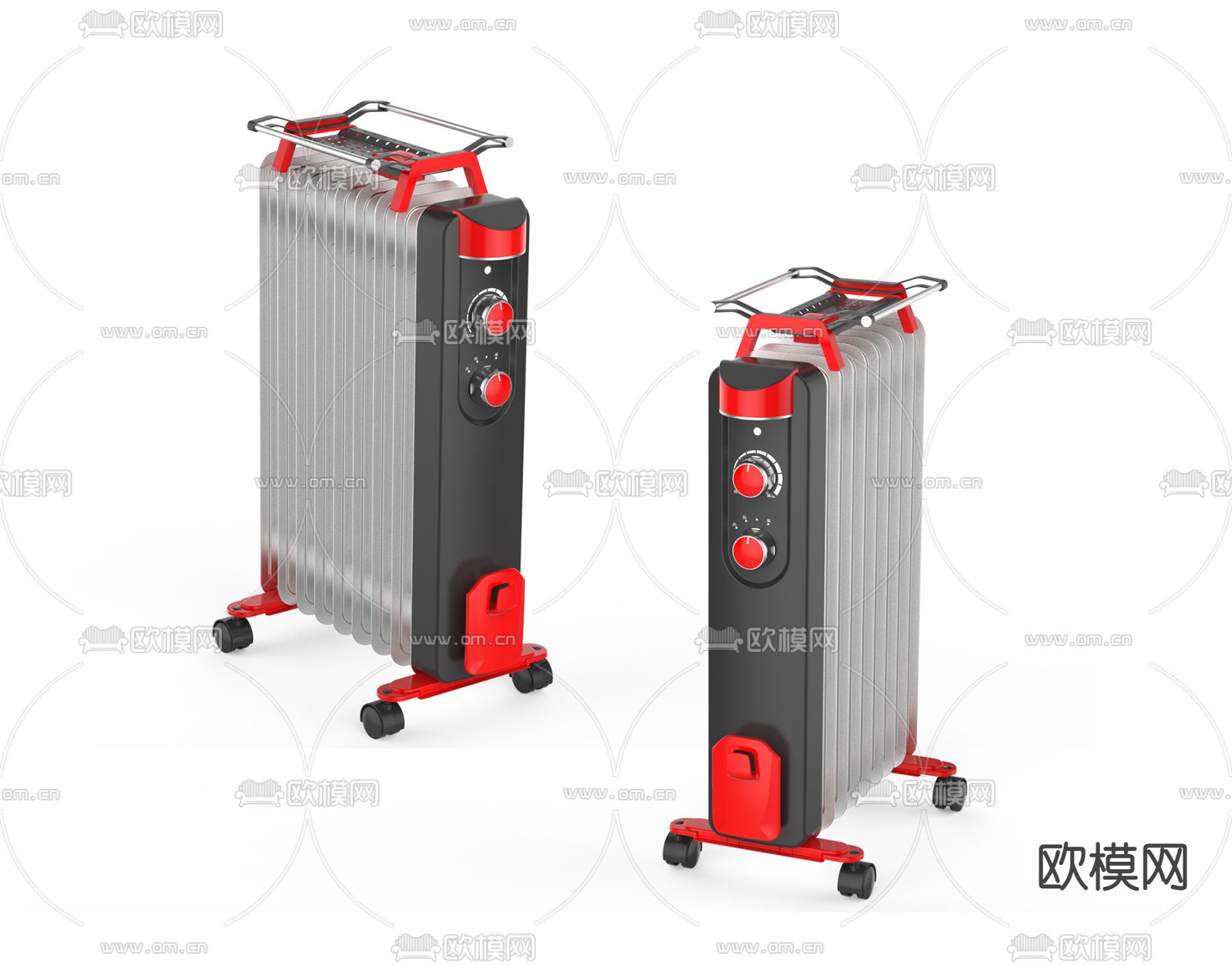 现代取暖器3d模型下载