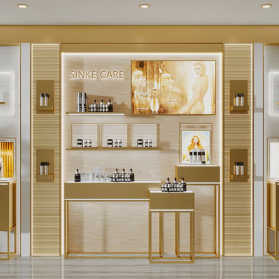  现代化妆品货柜su模型 