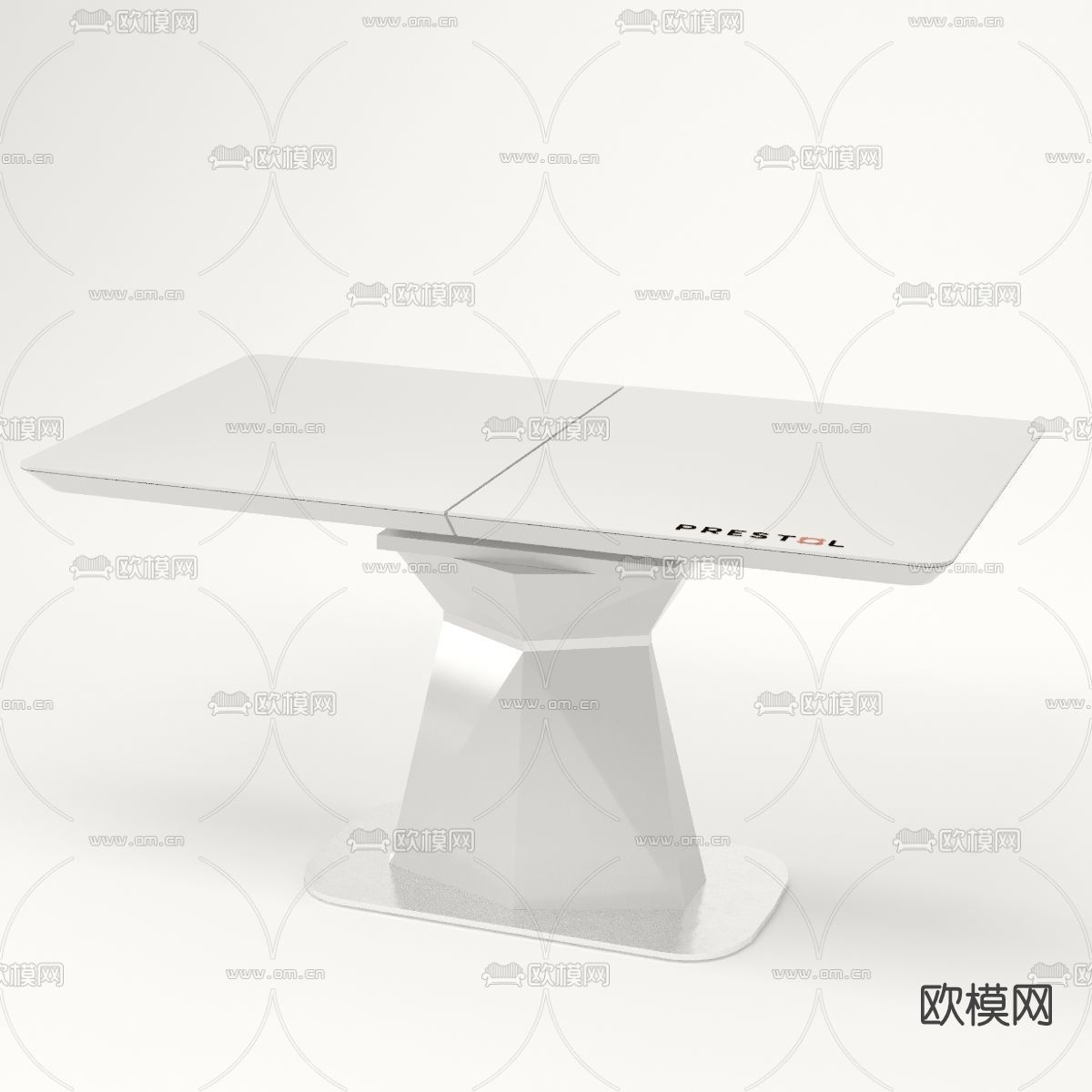 后现代餐桌免费3d模型下载
