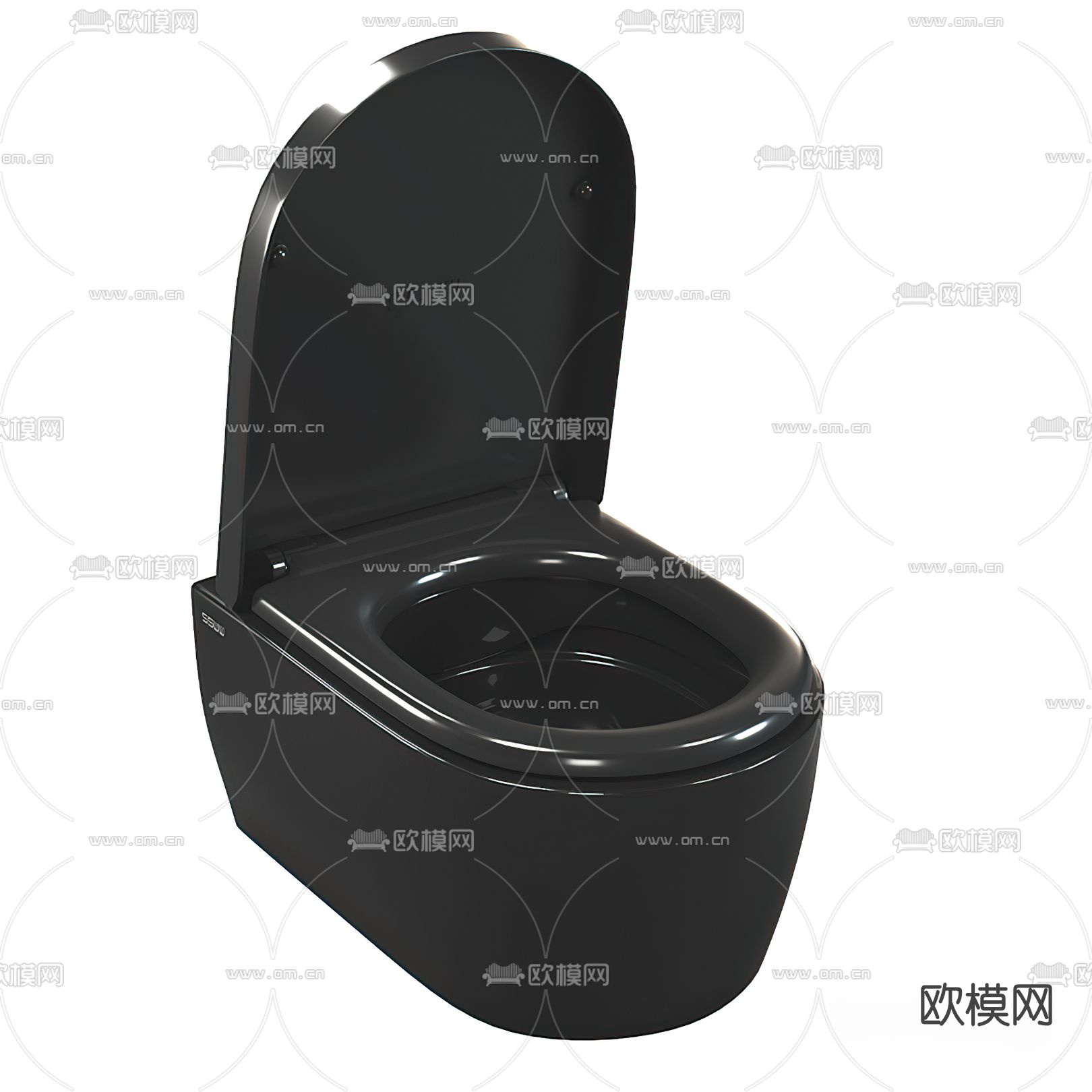 现代马桶3d模型
