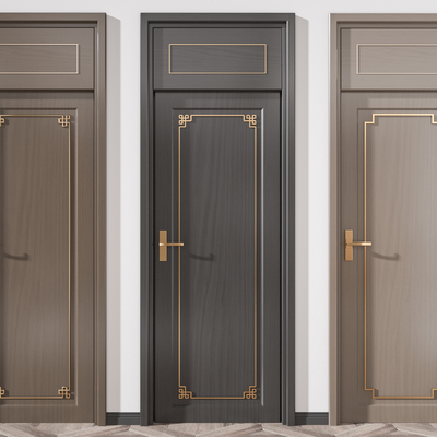 新中式构件3d模型-3dmax模型免费下载-欧模网