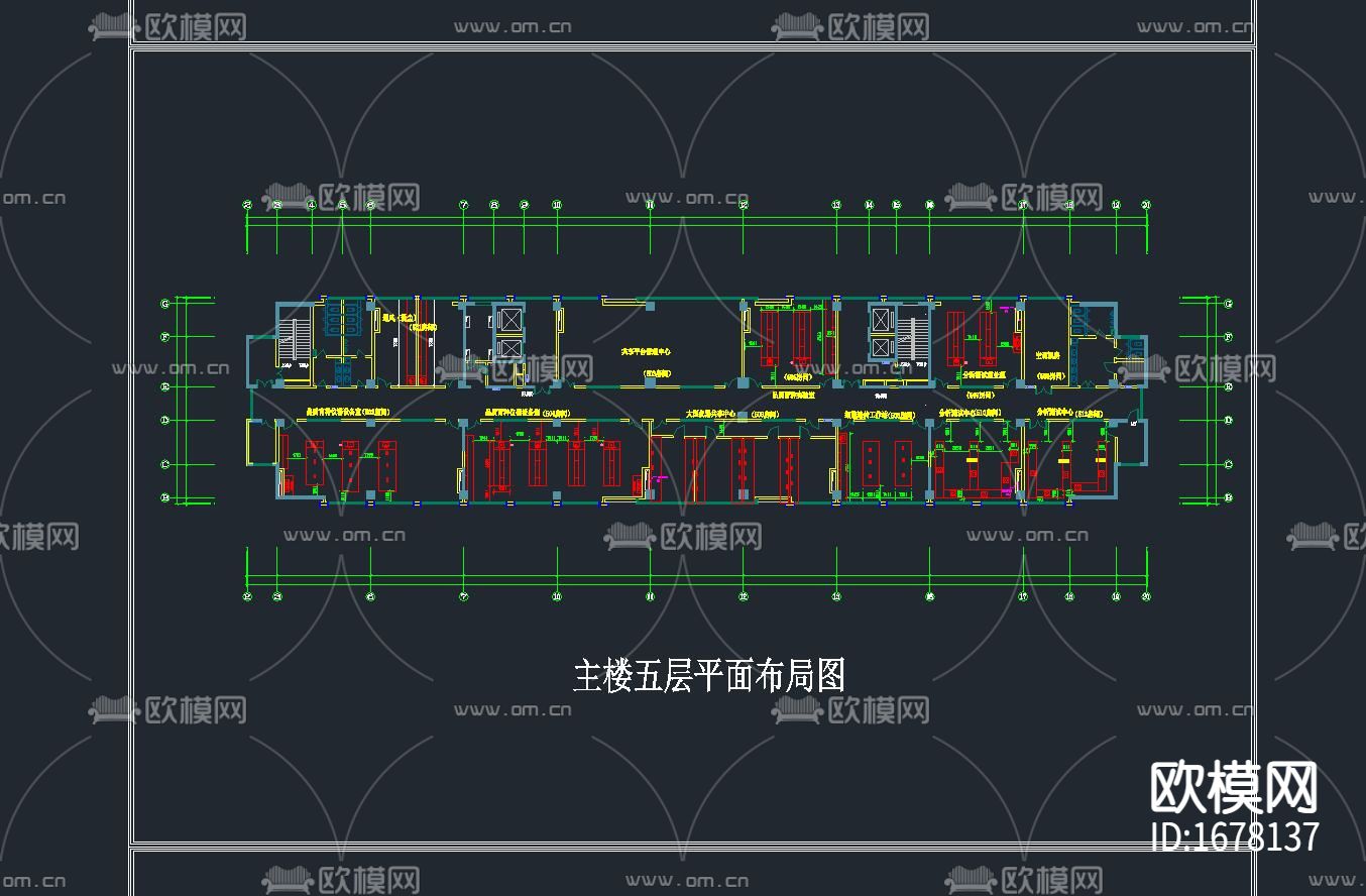 国家实验实平面布置下载（渲染图1）
