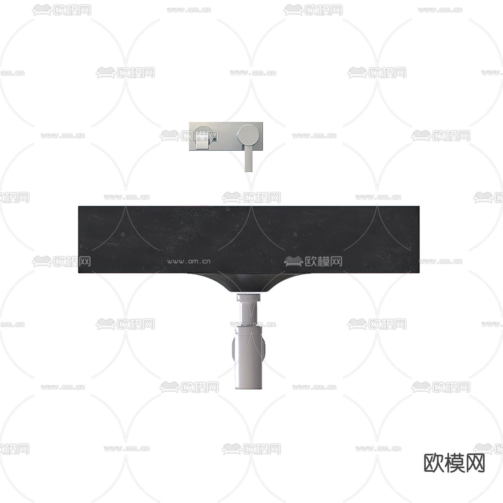 现代台盆洗手盆3d模型