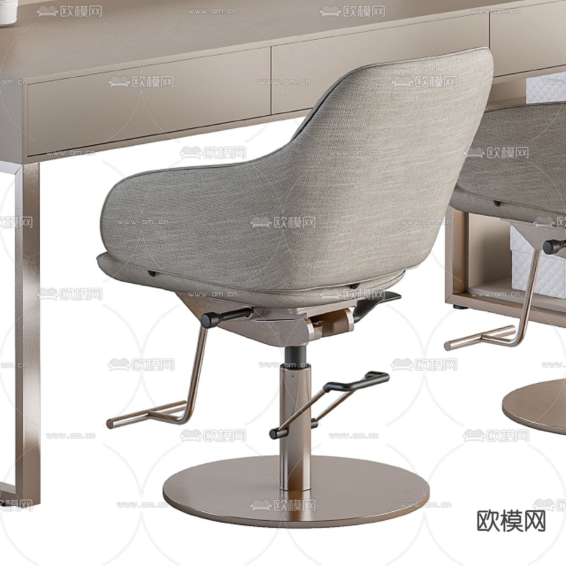 现代梳妆台3d模型