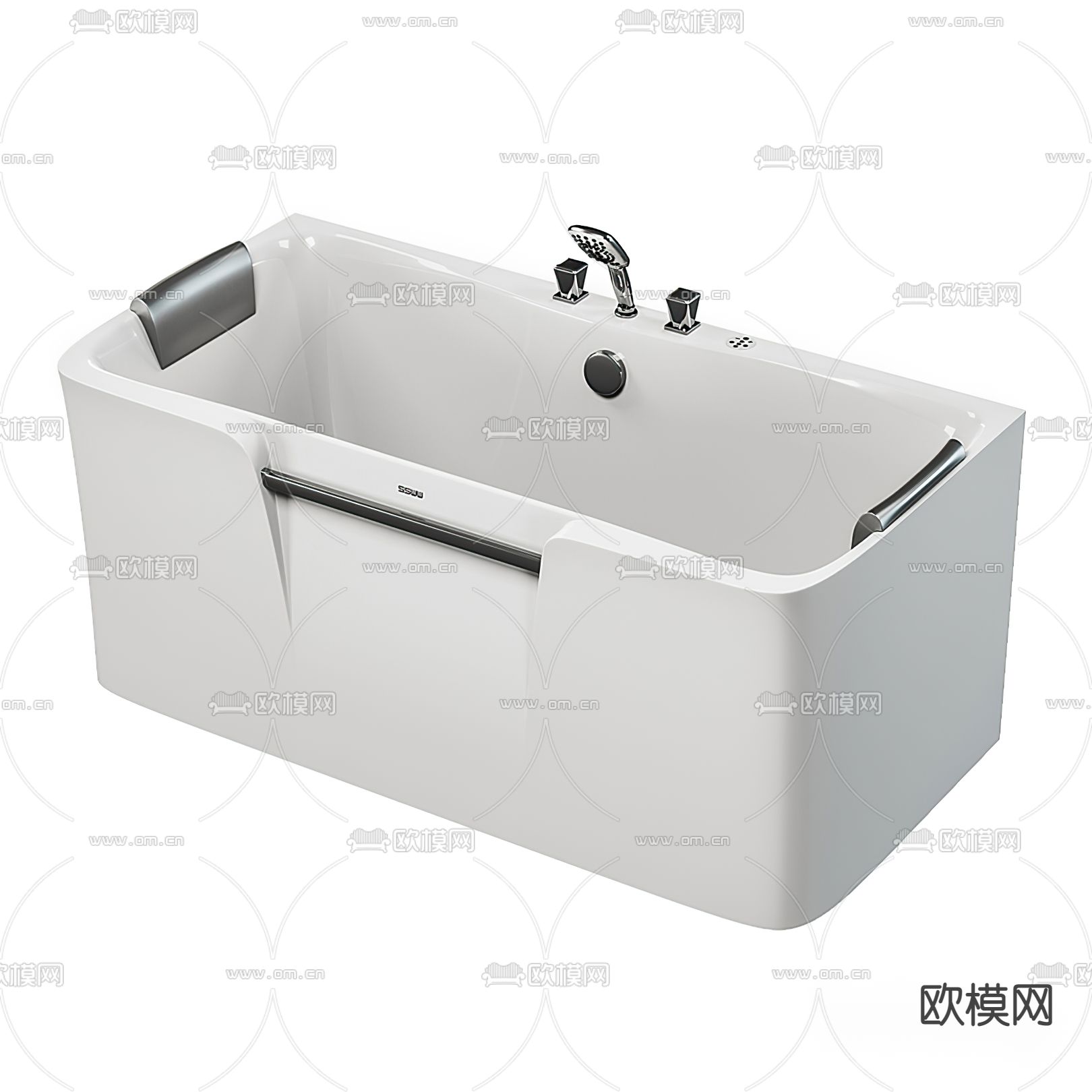 现代浴缸3d模型