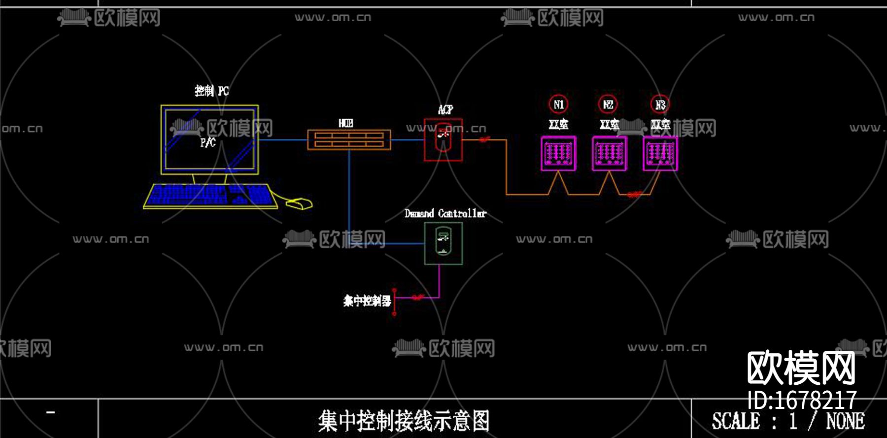 大型制冷设备施工图下载（渲染图1）