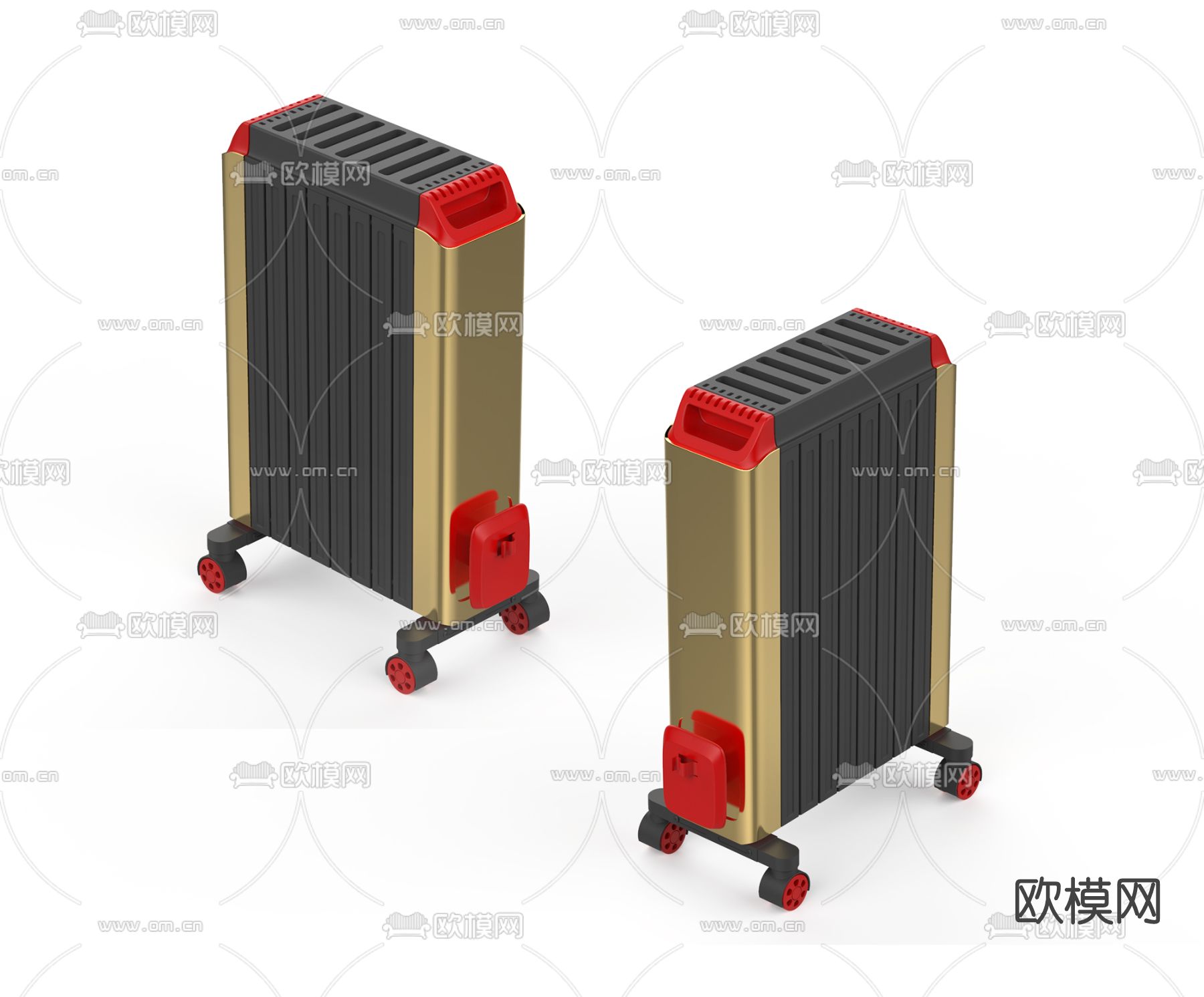 现代取暖器3d模型下载