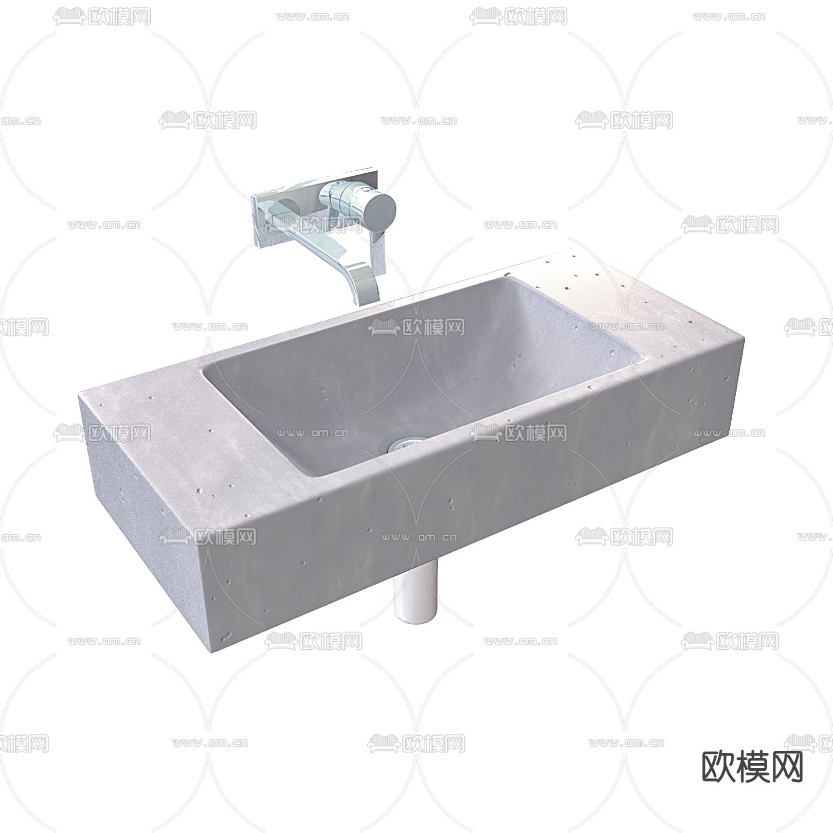 现代台盆洗手盆3d模型