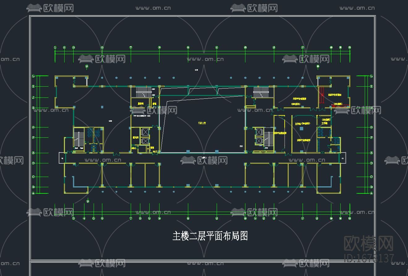 国家实验实平面布置下载（渲染图3）