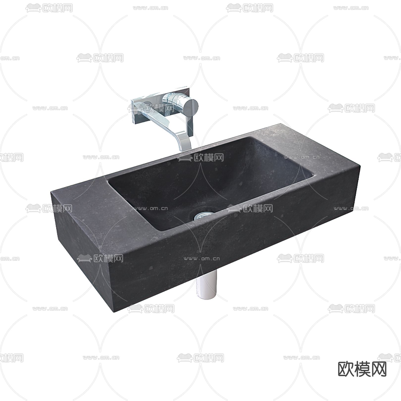 现代台盆洗手盆3d模型
