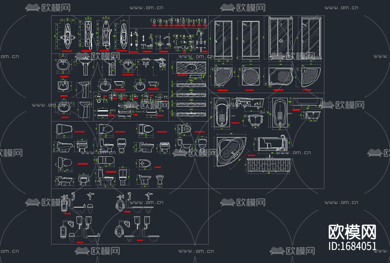 拮据CAD图块下载（渲染图5）