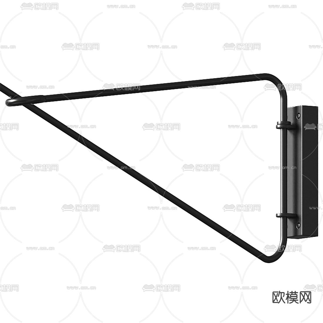 现代壁灯3d模型