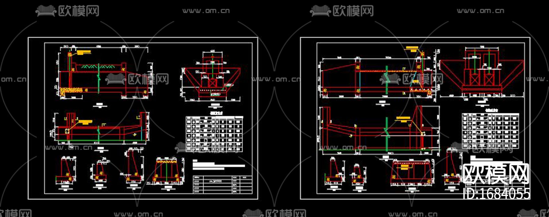 新农村农业开发水利工程图下载（渲染图4）
