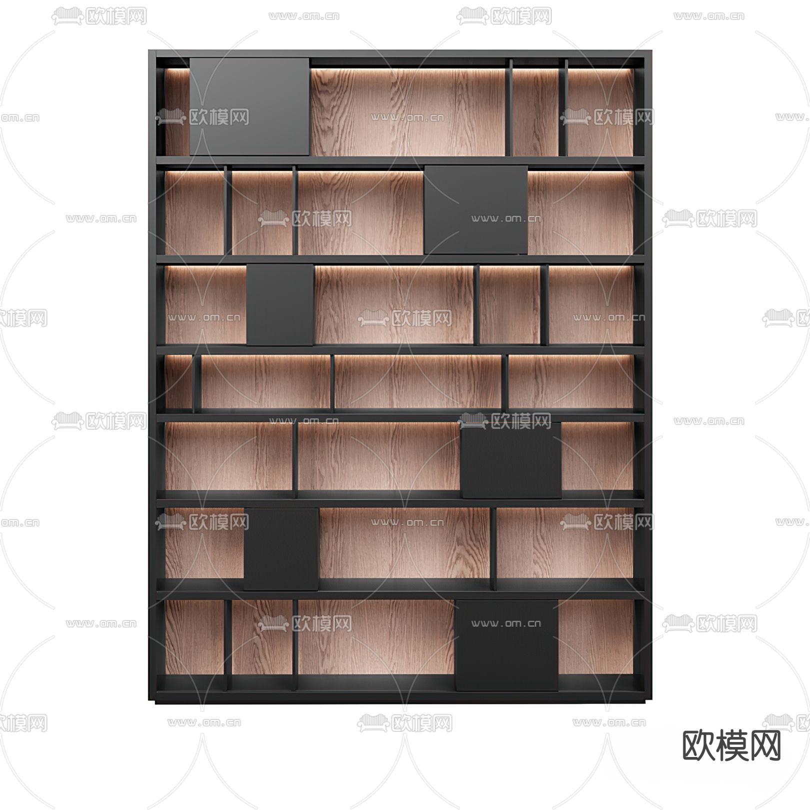 现代装饰柜展示柜3d模型