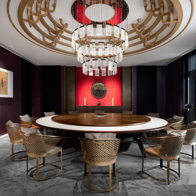 得德设计 新中式餐厅包房