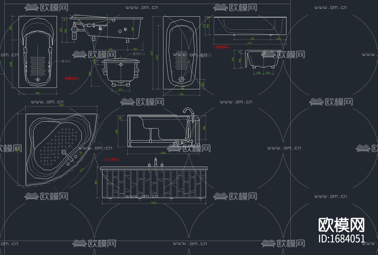 拮据CAD图块下载（渲染图4）