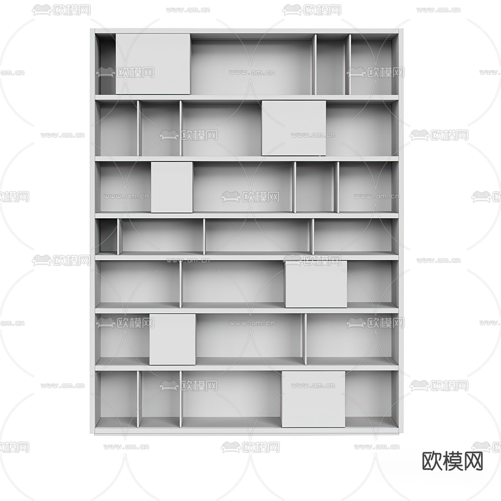 现代装饰柜展示柜3d模型