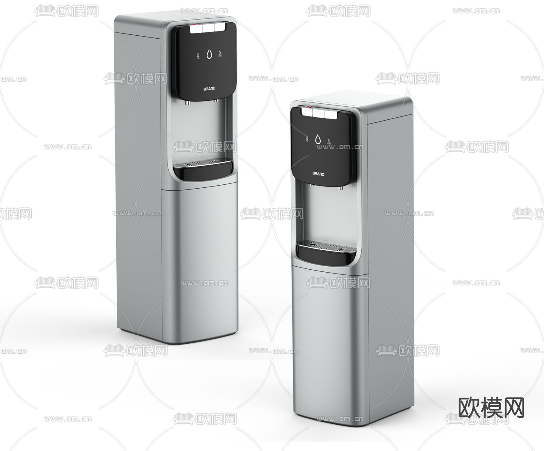 现代饮水机3d模型