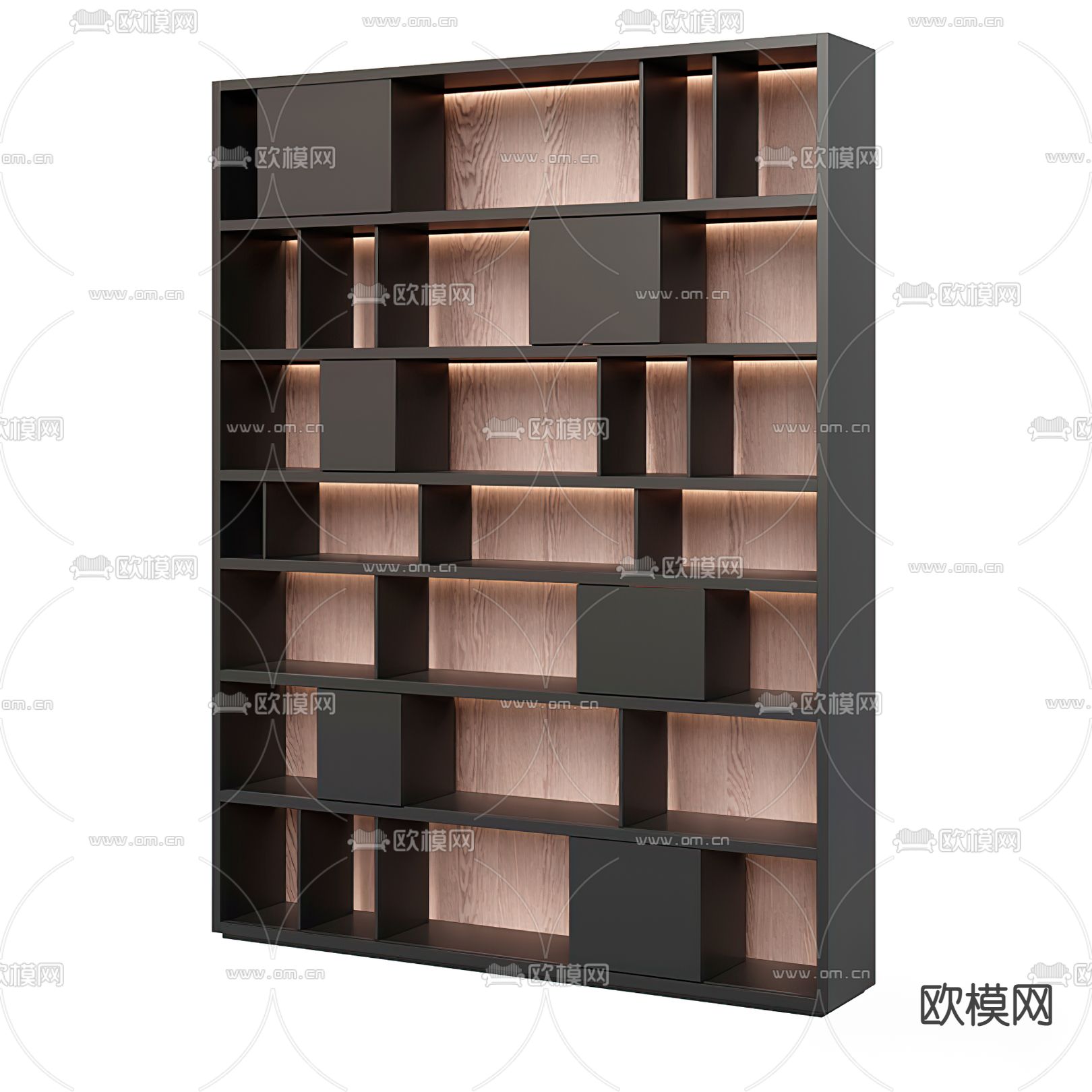 现代装饰柜展示柜3d模型