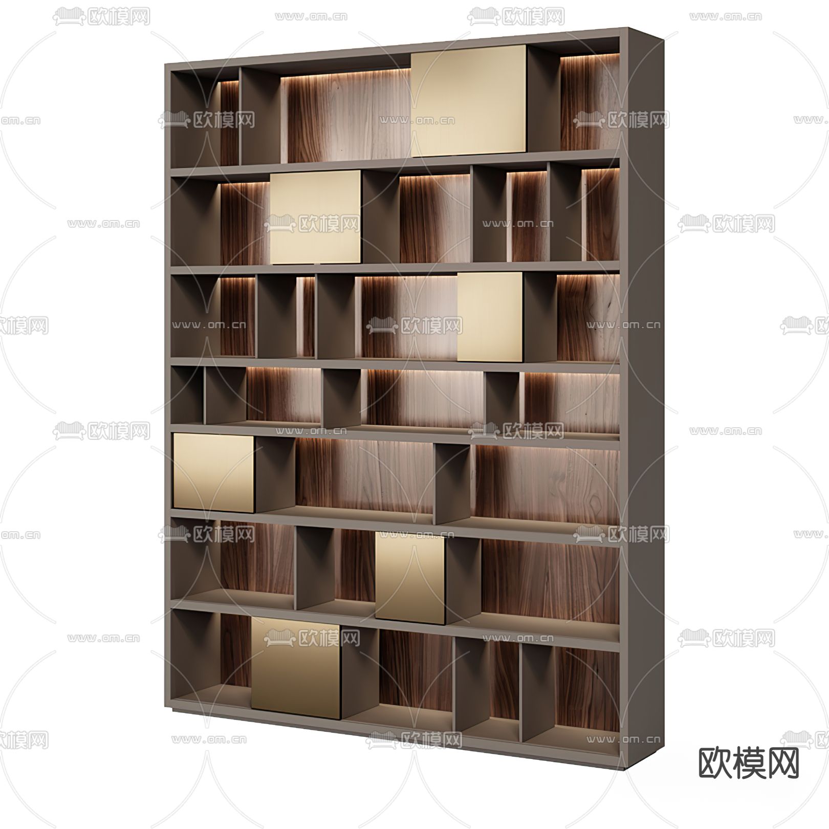 现代装饰柜展示柜3d模型