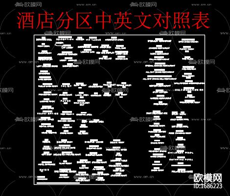 酒店常用图标cad图库下载（渲染图3）