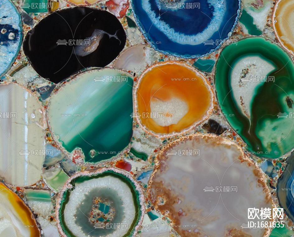 混色玛瑙大理石贴图下载（渲染图2）