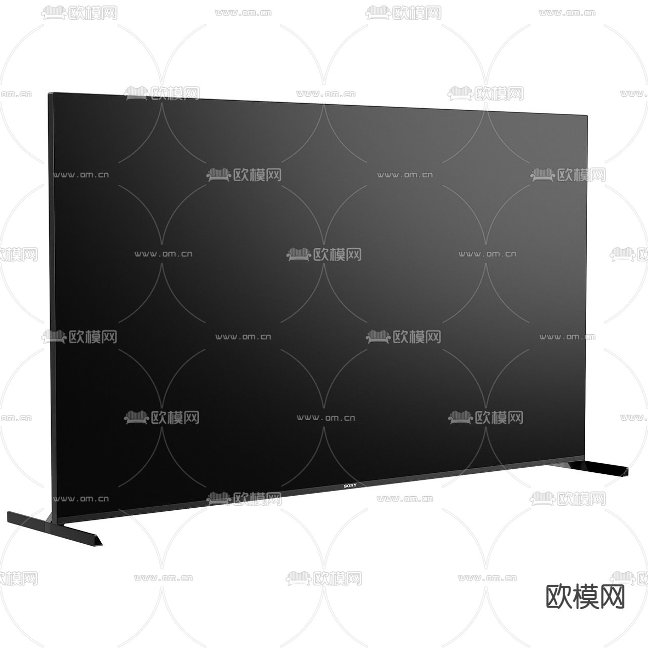 现代电视机3d模型
