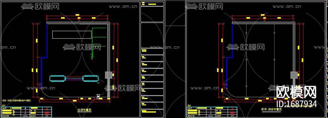 面包店cad施工图下载（渲染图7）