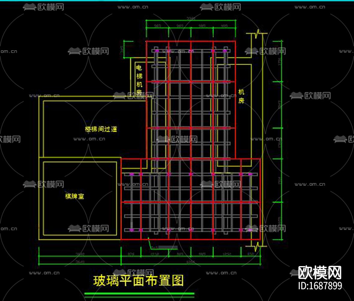 屋顶花园廊架木结构cad施工图下载（渲染图1）